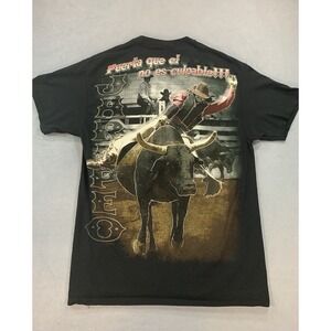 JARIPEO COWBOY RIDING BULL RODEO MEXICO MEXICAN T-SHIRT MENS SZ MEDIUM